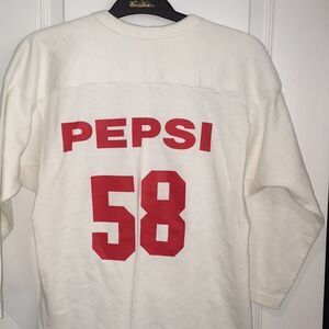 Vintage retro old school Pepsi Football Jersey S